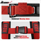 Universal 4 Point Racing Seat Belt Harness 2" Strap Buckle Red