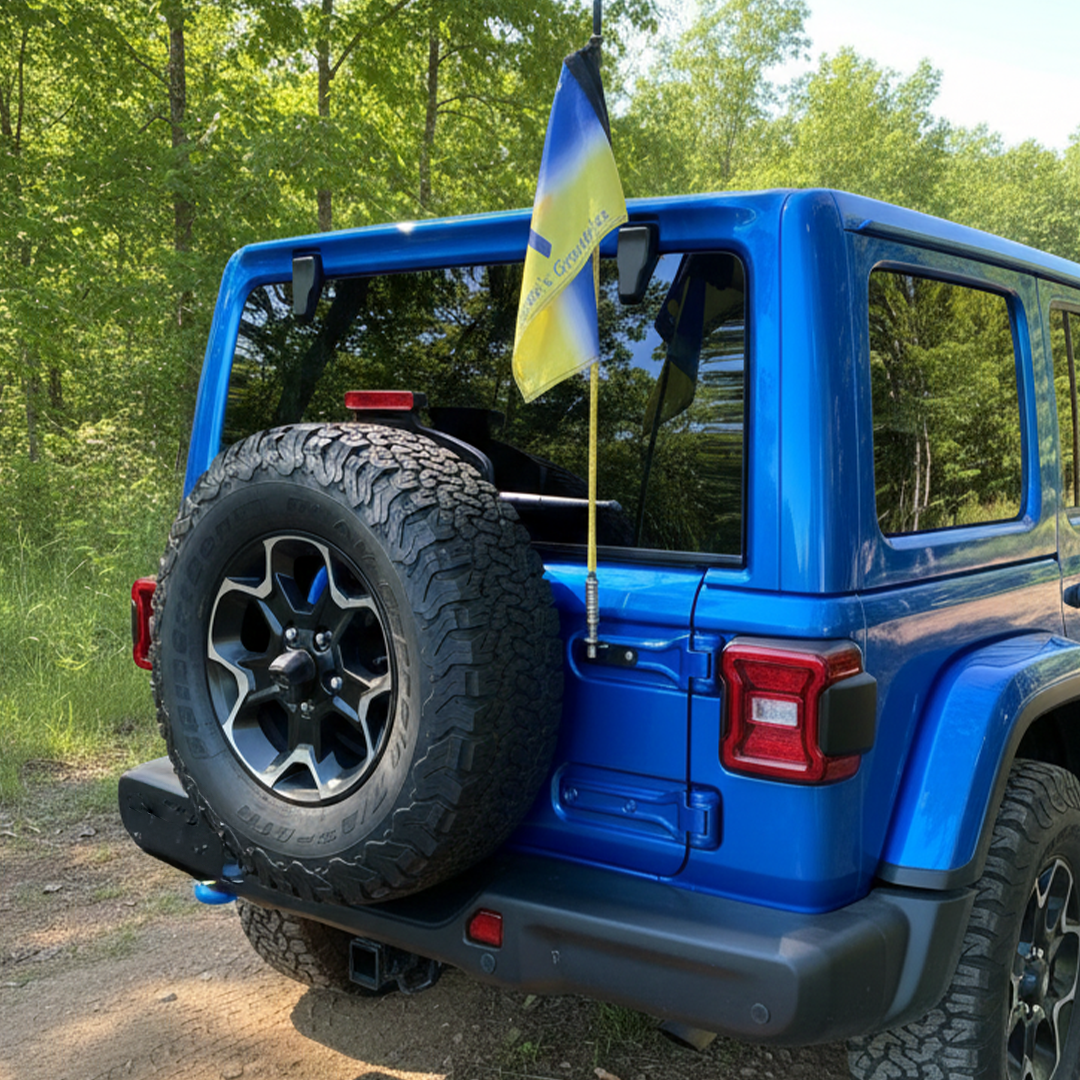 CB Antenna Flag Mount Kit for Jeep JL