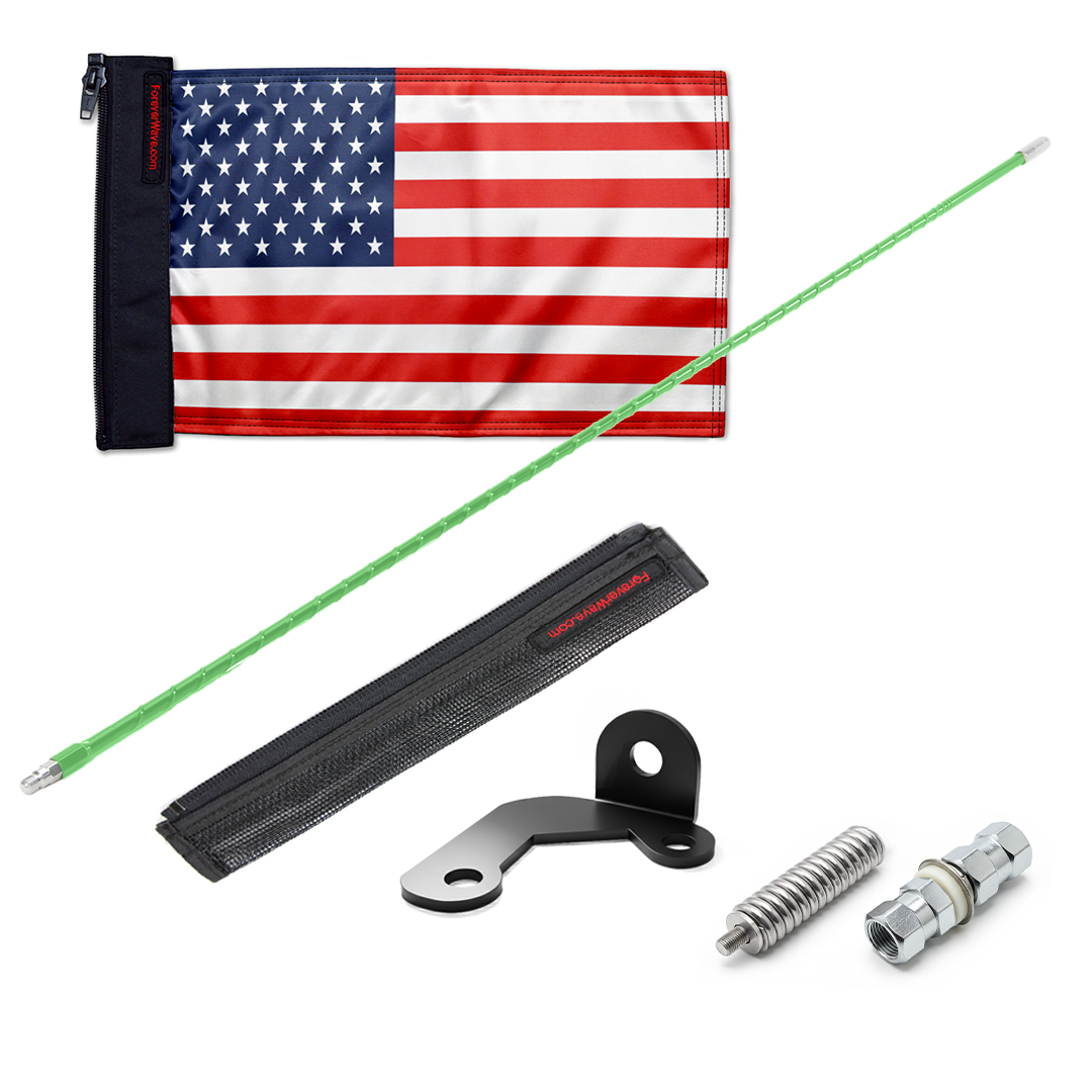 CB Antenna Flag Mount Kit for Jeep JK