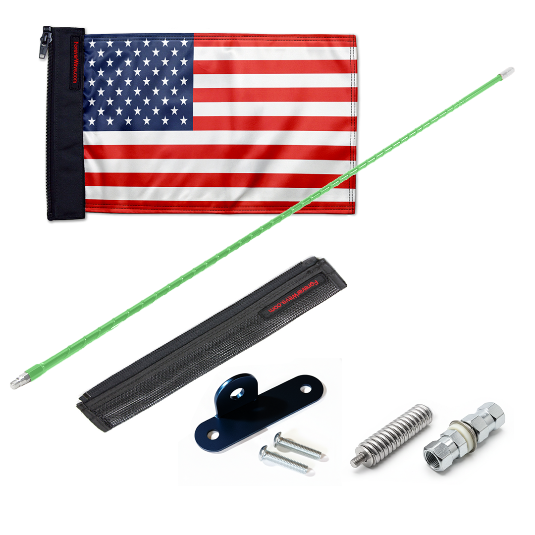 CB Antenna Flag Mount Kit for Jeep JL