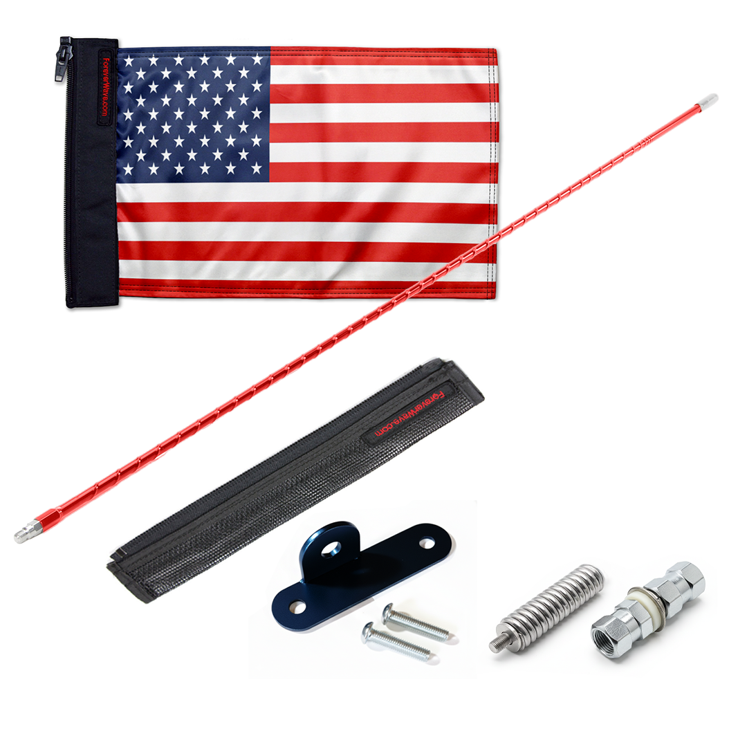 CB Antenna Flag Mount Kit for Jeep JL