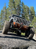 Gauntlet Front Bumper w/Winch Plate for Jeep JL/JT  (2018-2024) By Gatekeeper Off-Road