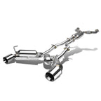 09-16 Nissan 370Z Dual Rolled Tip Catback Exhaust Stainless Steel