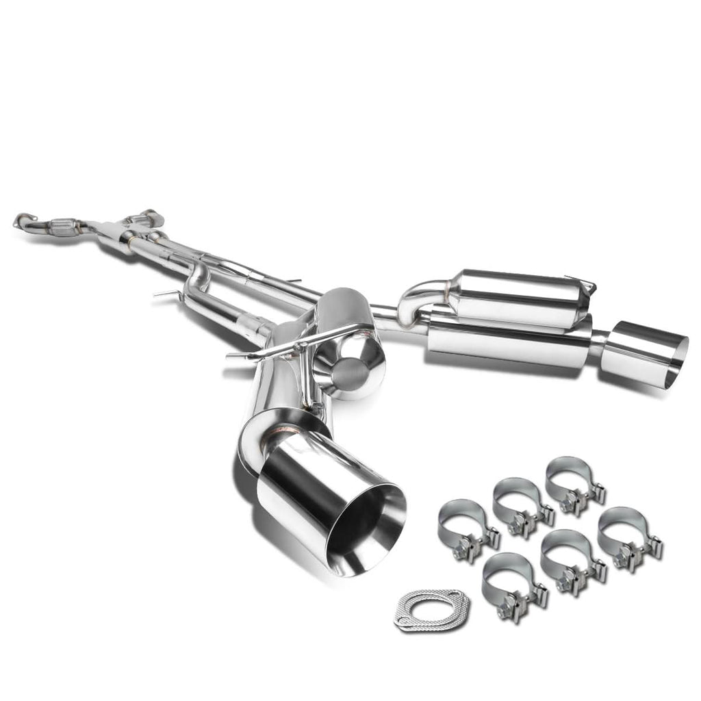 09-18 Nissan 370Z Catback Exhaust System Dual Rolled Tip Stainless Steel