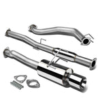 94-01 Acura Integra 2DR GSR Catback Exhaust Single Rolled Tip Stainless Steel