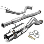 94-01 Acura Integra Catback Exhaust Single Rolled Tip Stainless Steel