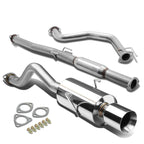94-01 Acura Integra Catback Exhaust Single Rolled Tip Stainless Steel