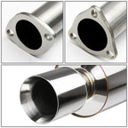 94-01 Acura Integra Catback Exhaust Single Rolled Tip Stainless Steel