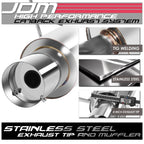 2002-2006 Acura RSX Catback Exhaust System Single Tip Stainless Steel