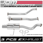 2002-2006 Acura RSX Catback Exhaust System Single Tip Stainless Steel