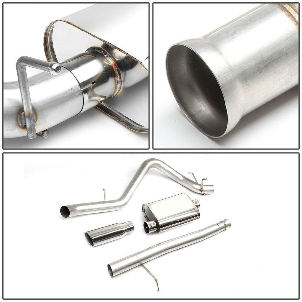 07-13 Chevrolet Silverado / GMC Sierra Catback Exhaust Stainless Steel