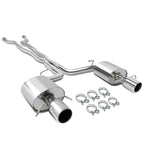 09-11 Cadillac CTS-V Catback Exhaust System Stainless Steel Dual Tip