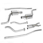 09-11 Cadillac CTS-V Catback Exhaust System Stainless Steel Dual Tip