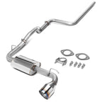00-05 Dodge Neon Single Burnt Tip Catback Exhaust - Stainless Steel