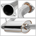 00-05 Dodge Neon Single Burnt Tip Catback Exhaust - Stainless Steel