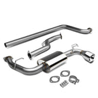 2000-2005 Dodge Neon Single Rolled Tip Catback Exhaust Stainless Steel