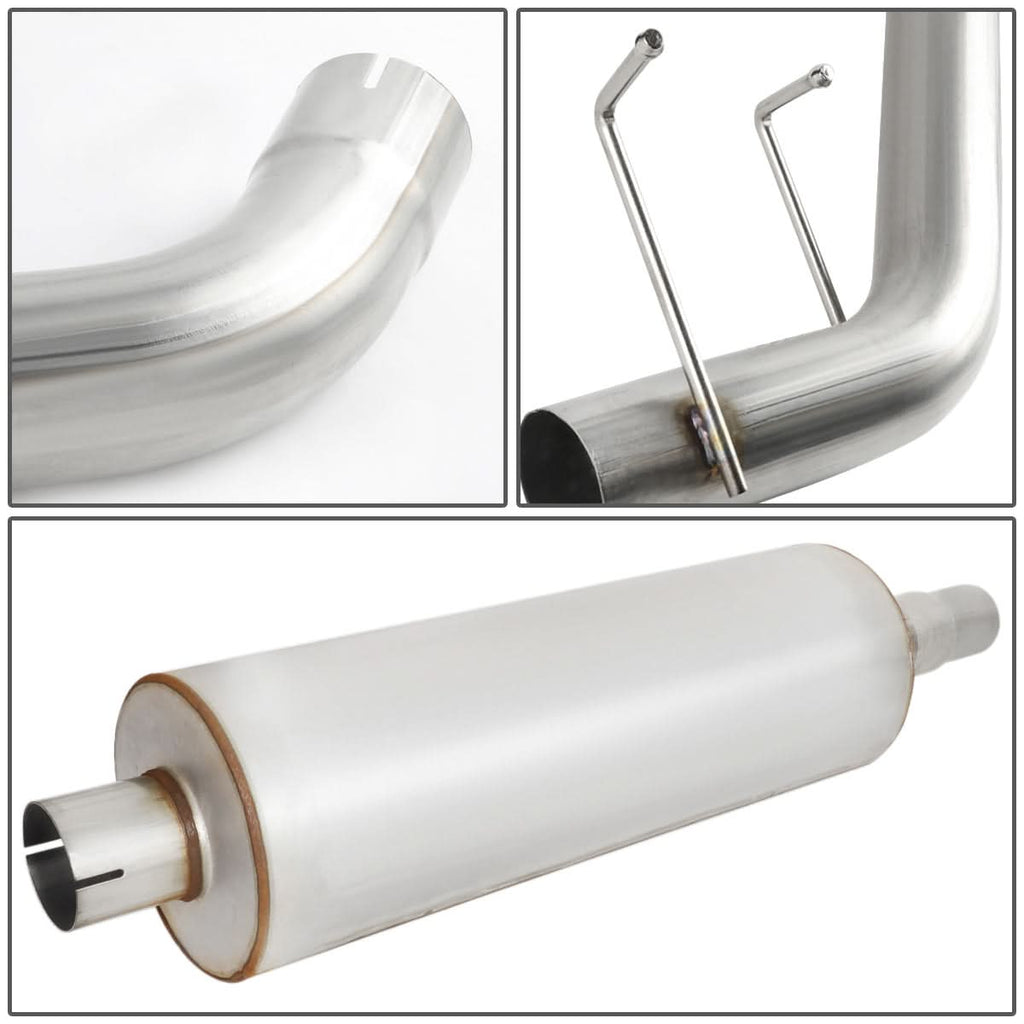 98-01 Dodge Ram 1500 2500 3500 Catback Exhaust Single Tip Stainless Steel