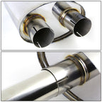 2004-2010 Ford F-150 Type-2 Style Catback Exhaust Stainless Steel
