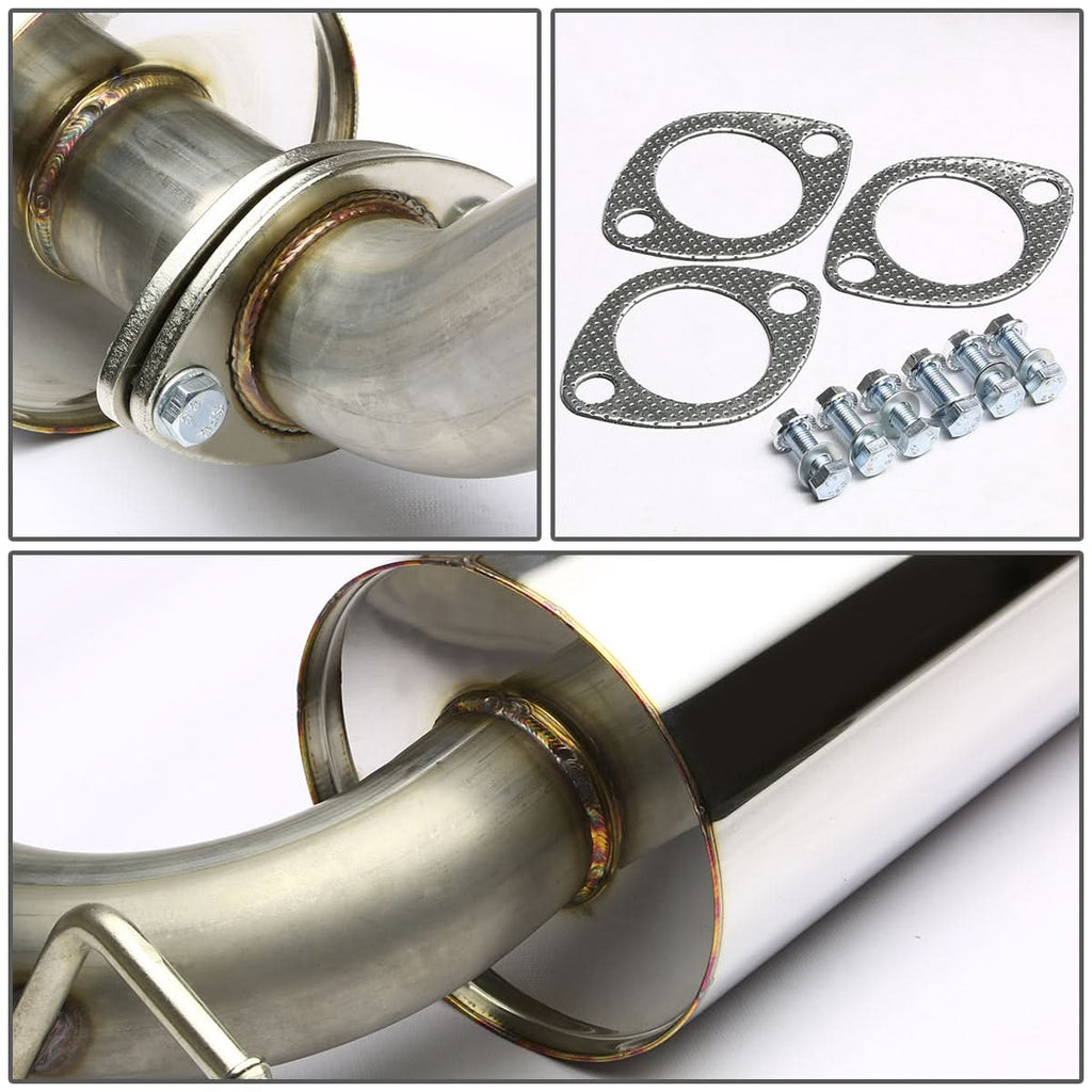 2000-2004 Ford Focus Catback Exhaust System Stainless Steel