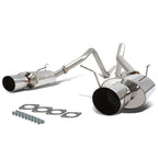 11-14 Ford Mustang 3.7L V6 Dual Tip Catback Exhaust Stainless Steel