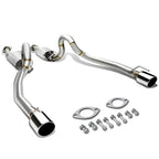 1996-2004 Ford Mustang V8 Catback Exhaust Dual Round Tip Stainless Steel
