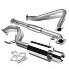 1999-2003 Mitsubishi Galant Single Rolled Tip Catback Exhaust Stainless Steel