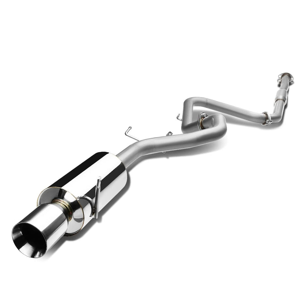 1999-2003 Mitsubishi Galant Single Rolled Tip Catback Exhaust Stainless Steel