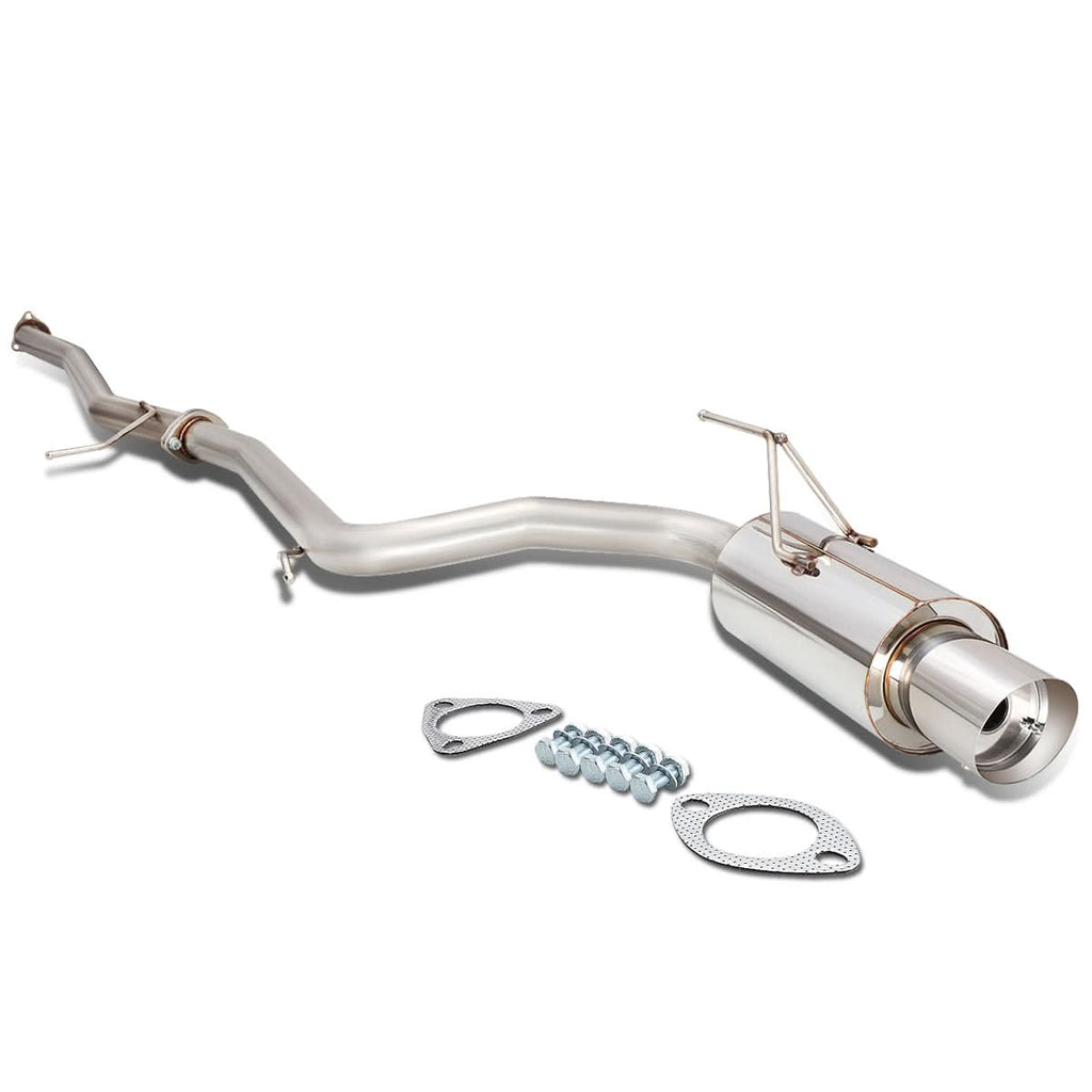 03-06 Honda Accord 2DR Single Tip Catback Exhaust - Stainless Steel