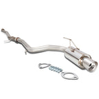 03-06 Honda Accord 2DR Single Tip Catback Exhaust - Stainless Steel