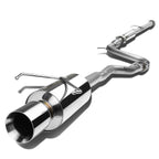 94-97 Honda Accord Single Rolled Tip Catback Exhaust Stainless Steel