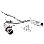 98-02 Honda Accord V6 Dual Burnt Tip Catback Exhaust Stainless Steel