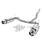 98-02 Honda Accord V6 Dual Burnt Tip Catback Exhaust Stainless Steel