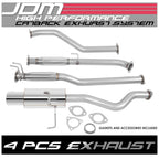01-05 Honda Civic DX/LX Catback Exhaust Single Tip Stainless Steel