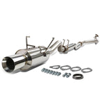2001-2005 Honda Civic Catback Exhaust Single Rolled Tip Stainless Steel
