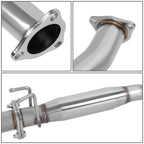 01-05 Honda Civic EX Catback Exhaust Single Tip Stainless Steel