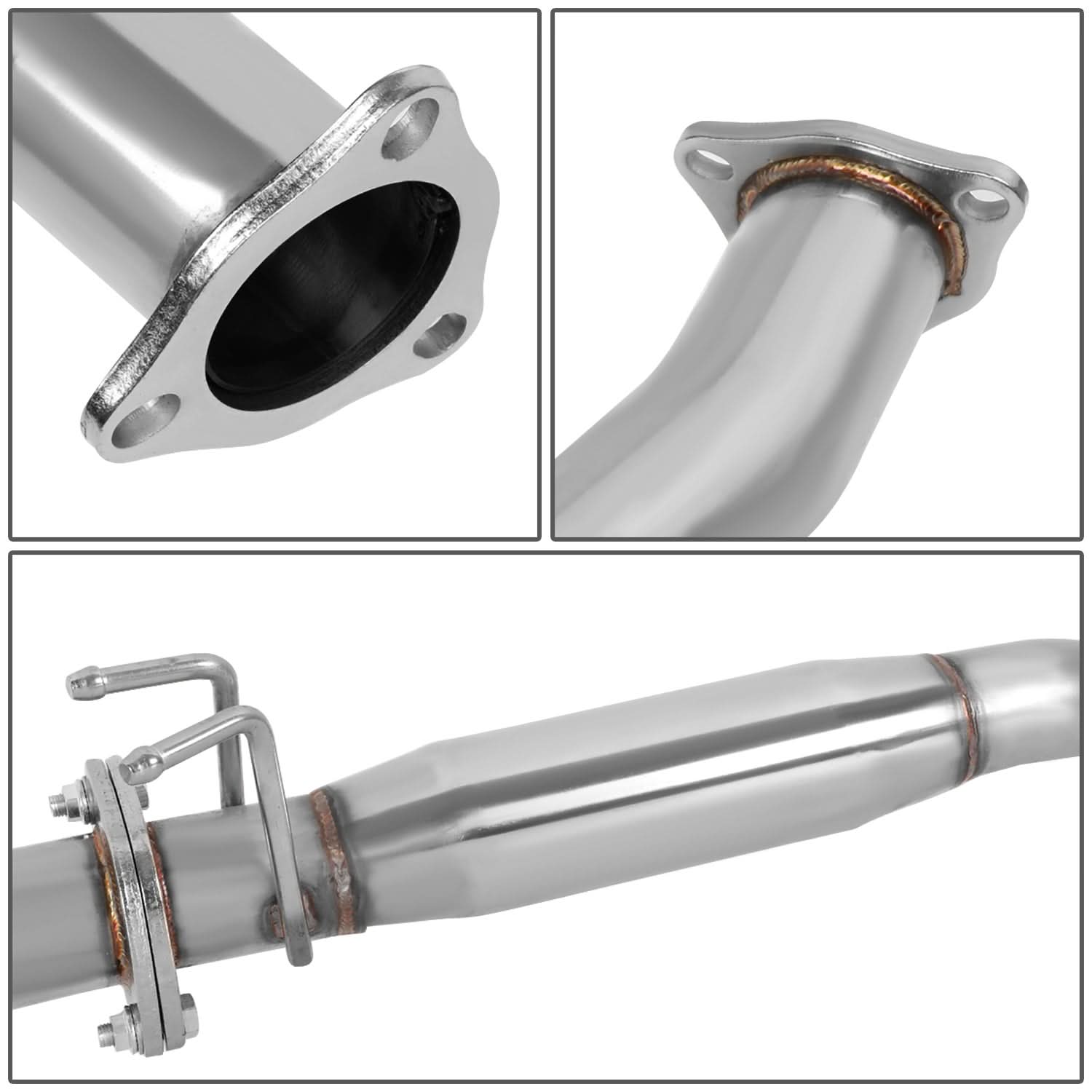 01-05 Honda Civic EX Catback Exhaust Single Tip Stainless Steel