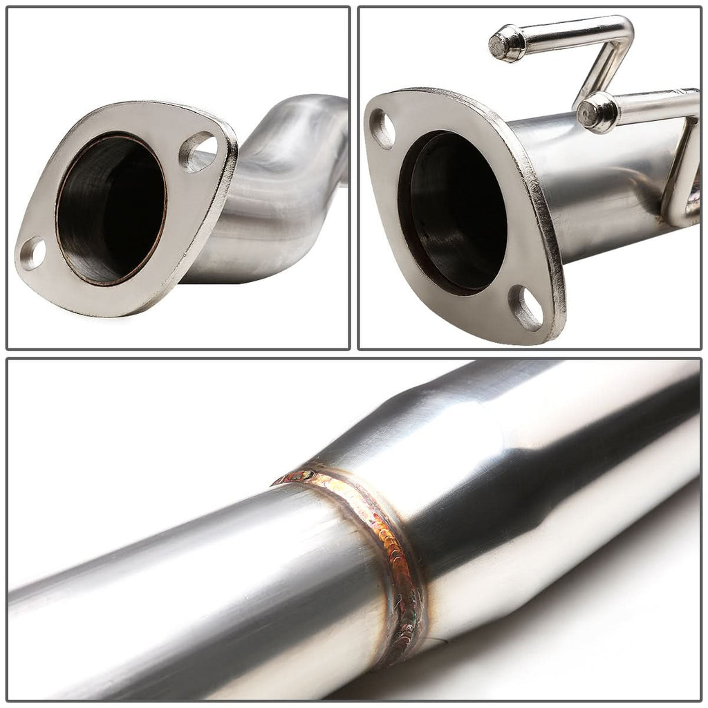2002-2005 Honda Civic SI Single Tip Catback Exhaust - Stainless Steel