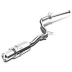 06-08 Honda Civic EX Single Tip Catback Exhaust - Stainless Steel