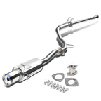 06-08 Honda Civic EX Catback Exhaust Single Burnt Tip Stainless Steel