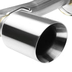 88-91 Honda CRX Catback Exhaust Single Rolled Tip Stainless Steel