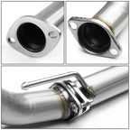 88-91 Honda CRX Catback Exhaust Single Rolled Tip Stainless Steel