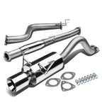 1993-1997 Honda Del Sol Single Rolled Tip Catback Exhaust - Stainless Steel