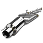 92-96 Honda Prelude Catback Exhaust Single Rolled Tip Stainless Steel