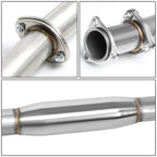 97-01 Honda Prelude Single Burnt Tip Catback Exhaust Stainless Steel
