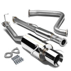 1997-2001 Honda Prelude Single Rolled Tip Catback Exhaust - Stainless Steel