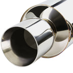03-08 Hyundai Tiburon 2.0L Catback Exhaust Single Rolled Tip Stainless Steel