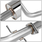 2001-2005 Lexus IS300 Catback Exhaust Single Burnt Tip Stainless Steel