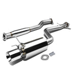 01-05 Lexus IS300 Single Rolled Tip Catback Exhaust - Stainless Steel