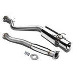 01-05 Lexus IS300 Single Rolled Tip Catback Exhaust - Stainless Steel