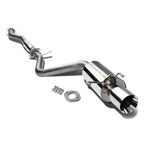 01-05 Lexus IS300 Single Rolled Tip Catback Exhaust - Stainless Steel